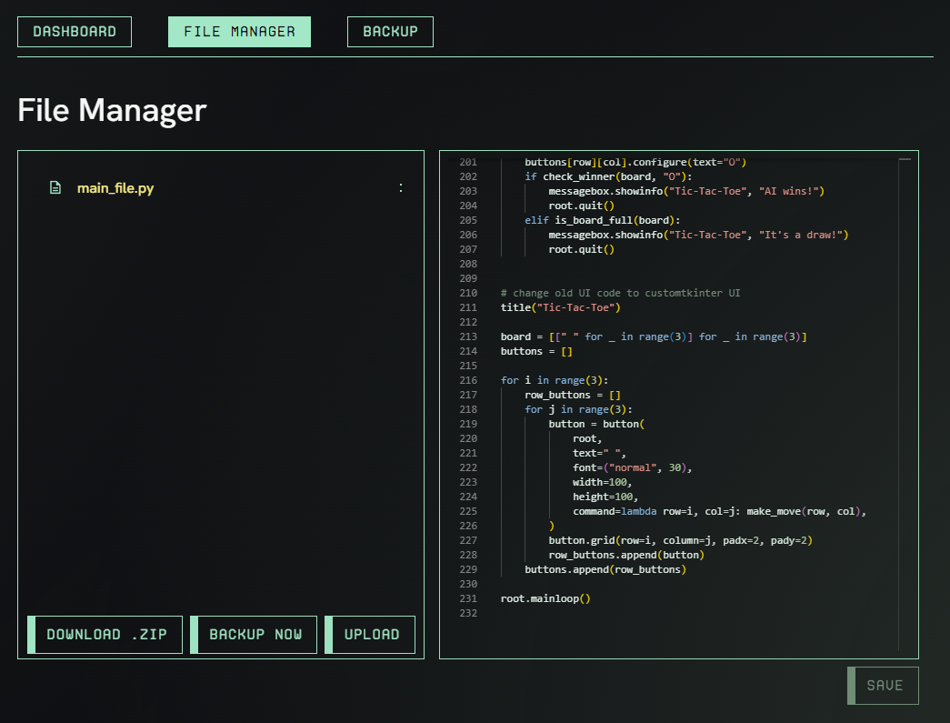 Screenshot File Manager